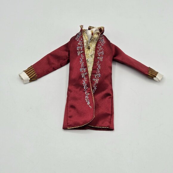 Barbie Princess & The Pauper Ken Doll Royal Jacket King Dominick Top Embroidered - Picture 1 of 5